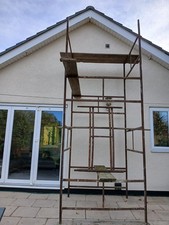 Steel Scaffold Tower - 10 Gates - 5 Lifts - Base Area 1450mm x 1450mm
