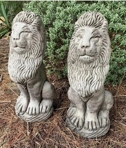 Stone garden pair - stone,