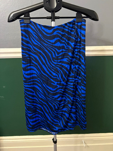 Promod blue black animal print - promod,