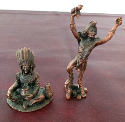 Small cast metal native - 2,