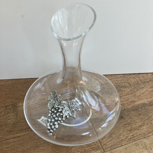French glass decanter with - decanter,