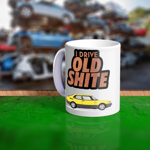 Old shite mug - old,