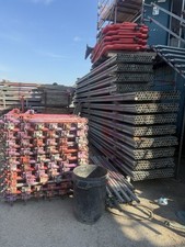 Used Scaffold Tube Boards Fittings Double Arm Beams single swivels sleeves foam