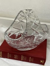 Vintage Bohemia Crystal Basket