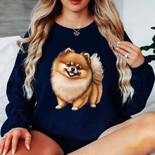 Pomeranian Dog Animals Womens