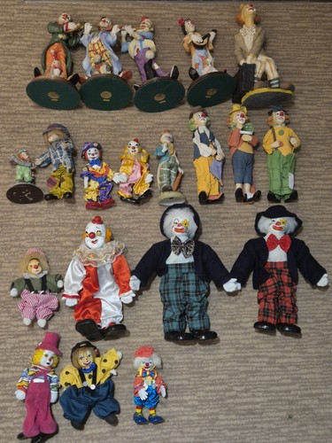 Clown figurines collection - clown,