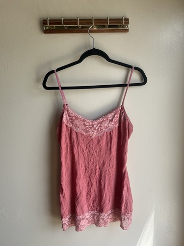 Maurices womens pink lace trim - lace,