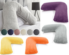Teddy Fleece V Shape Pillow