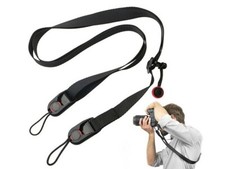 Camera Sling Shoulder Strap Quick Release Clips Belt DSLR SLR - UK STOCK