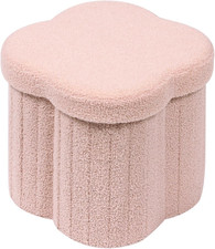 Storage Ottoman Cube, Flowers