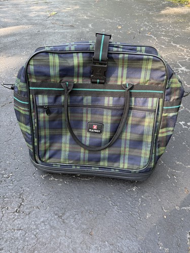 Vintage playboy plaid canvas - vintage,