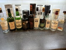 10x Whisky Bottles Empty -