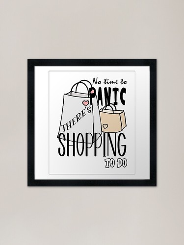 Don panic there s - there's, shopping