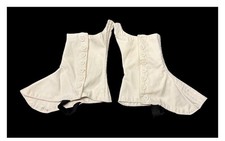 White Pipe Band Spats / Shoe
