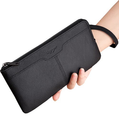Unisex genuine leather long - genuine,
