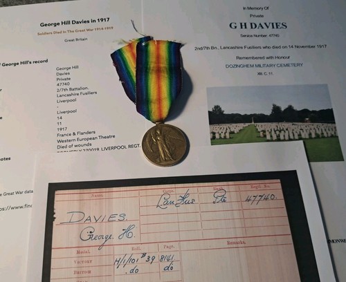 Ww1 victory medal pte - ww1, to