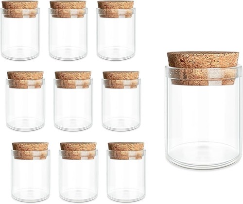 20x clear small empty glass - 20x,