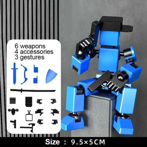 Printed transformable robot - 3d,