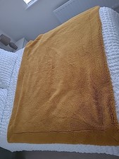 Yellow Ochre Mustard Throw