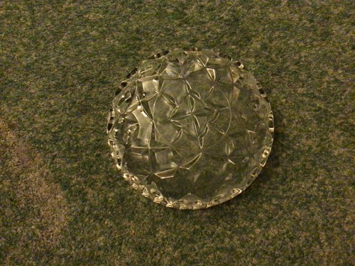 Vintage glass bowl inches - bowl,