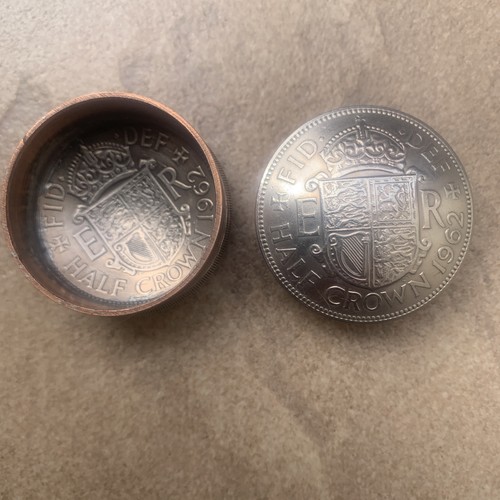 Vintage tactile copper pill - vintage,