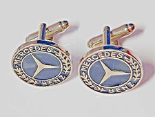 CUFFLINKS PLATINUM FILLED/MERCEDES-BENZ/NOVELTY CUFFS for  SOME ONE Stylish/UK/S