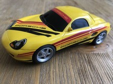 Scalextric Hornby Porsche Boxster Yellow Slot Car Needs New Pick-up Brushes Vgc