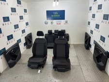 VW POLO 5 DOOR COMPLETE BLACK CLOTH INTERIOR SEATS FITS MODELS 2010 TO 2017