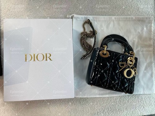 Lady dior mini patent - lady,