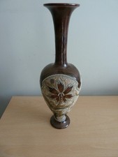 ANTIQUE DOULTON LAMBETH VASE BY ELIZA SIMMANCE