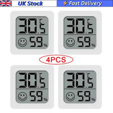 4pcs Digital LCD Thermometer