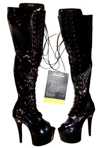 Hella heels glitterati thigh - hella,