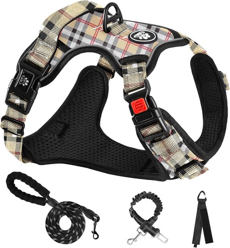 Pull dog harness vest front - no-pull,