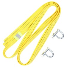 Tow Dolly Strap Replacement Tow Chain With Hook 4-meter Boat Trailer Winch Strap