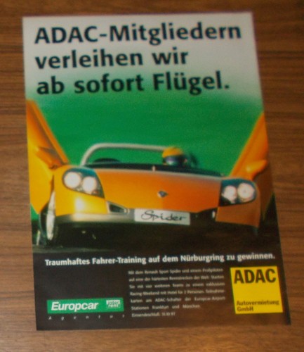 Rare advertising renault sport - advertising,