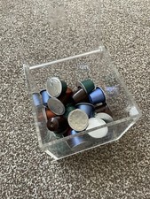 Nespresso Coffee Capsule View Cube Holder With Pods FAST SHIPPING FREE P&P