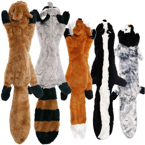Stuffing plush dog toys - no-stuffing,