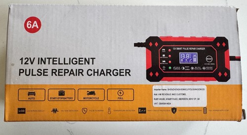 Car battery charger - car, 6-amp