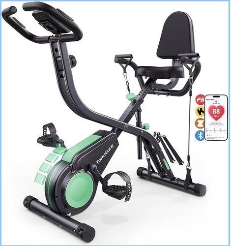 Folding exercise bike - 5-in-1,