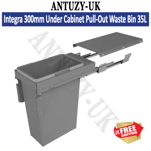 300mm soft close litre pull - close,