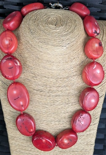 Vintage huge natural red - vintage,