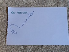 Eric Morecambe Hand Signed