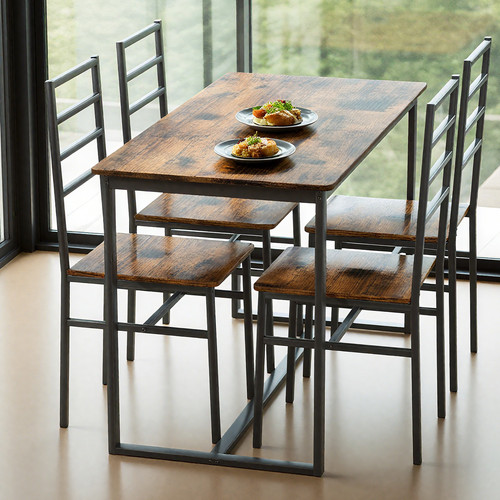 Piece modern dining set - 5-piece,