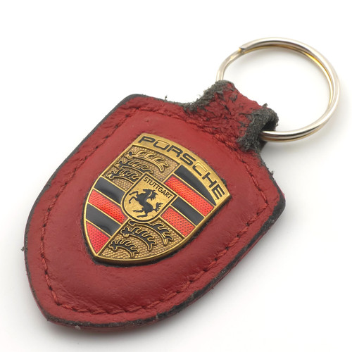 Vintage porsche crest red - porsche,