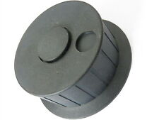 Racal Finger Indent Tuning Knob collet fix onto 1/4" 6.35mm Shaft Ham 38g   561