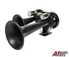 Diesel Train Air Horn Truck TGV Original 12-24v Twin Black Trumpet 24 Volt 170db