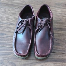 Clarks Originals Wallabee Deep Red Leather UK 7 G
