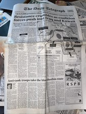 Daily Telegraph Newspaper. Feb