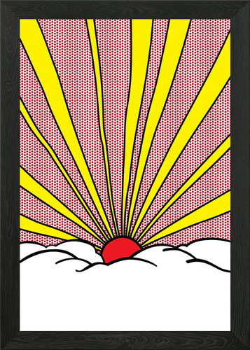 Sunrise lichtenstein digital - |,