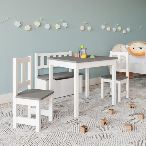 Kids table set seater wooden - kids,